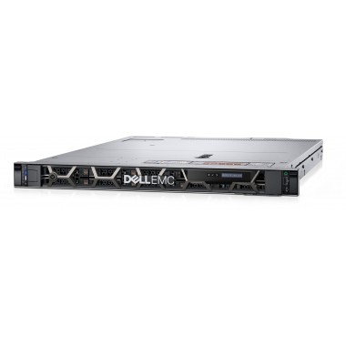 Сервер Dell PowerEdge R450 Server - 4x3.5" LFF, 1xOCP 3.0(x16) + 1x16LP, iDRAC9 Enterprise 15G, PERC H755 SAS Front, Broadcom 5720 Dual Port 1Gb Onboard LOM, Bezel, Rail.