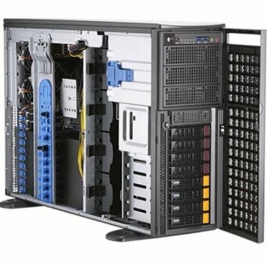 Платформа системного блока Supermicro SYS-740P-TR Tower/4U, X12DPi-N6, CSE-745BTS-R1K23BP, 2xLGA 4189, 8x3.5